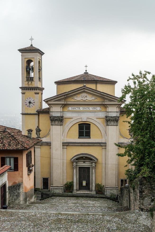 bergamo, Lombardia, Italia, 2014. il Chiesa di Santa grata Inter vite nel bergamo foto