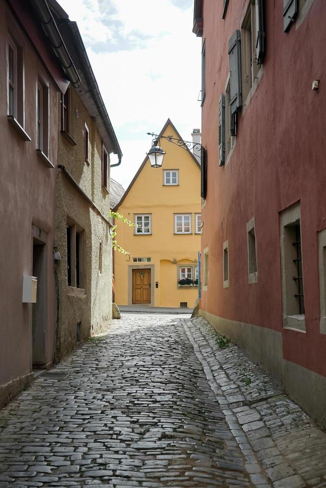 Rothenburg, Germania, 2014. colorato case nel Rothenburg foto