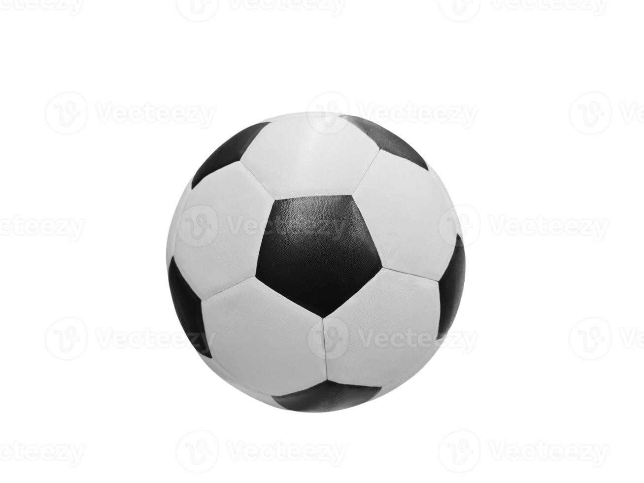 pallone da calcio isolato su sfondo bianco foto