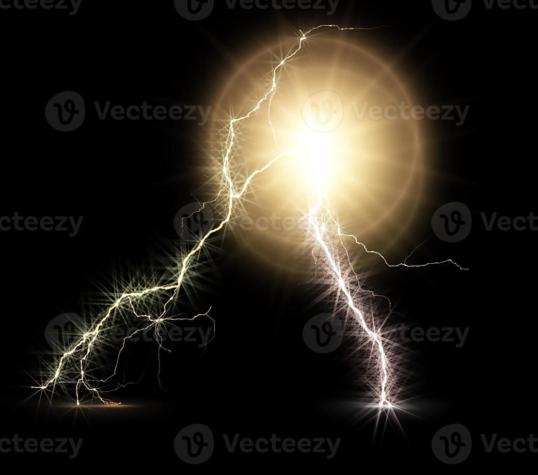 digitale interpretazione energico luci elettrico sfondo foto