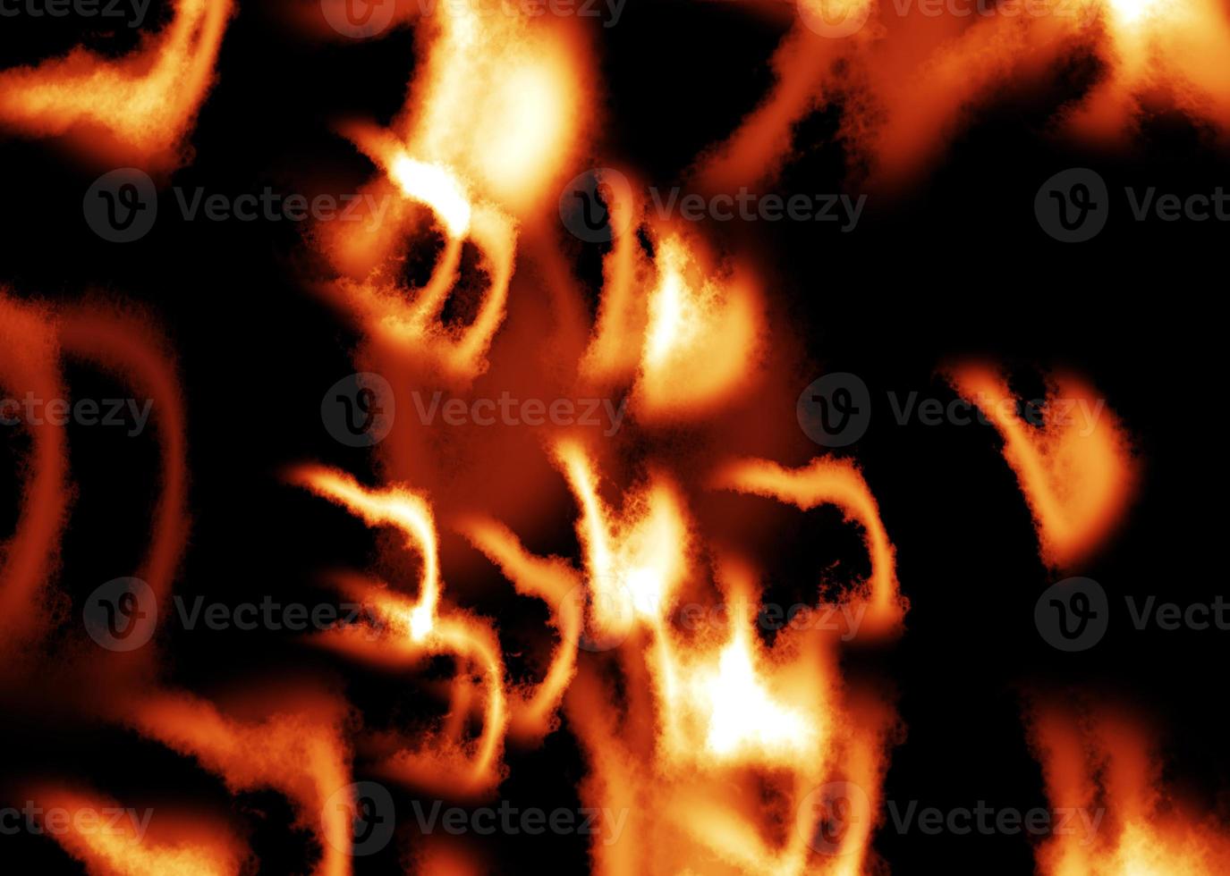 digitale interpretazione luminosa arancia fuoco sfondo foto