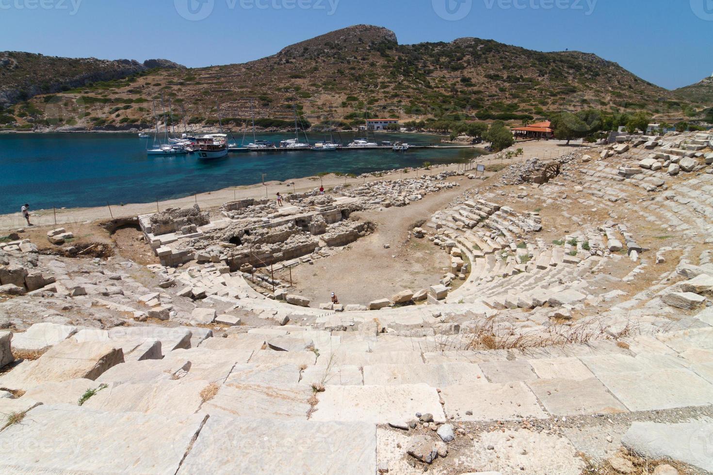 anfiteatro di knidos, dati, tacchino foto