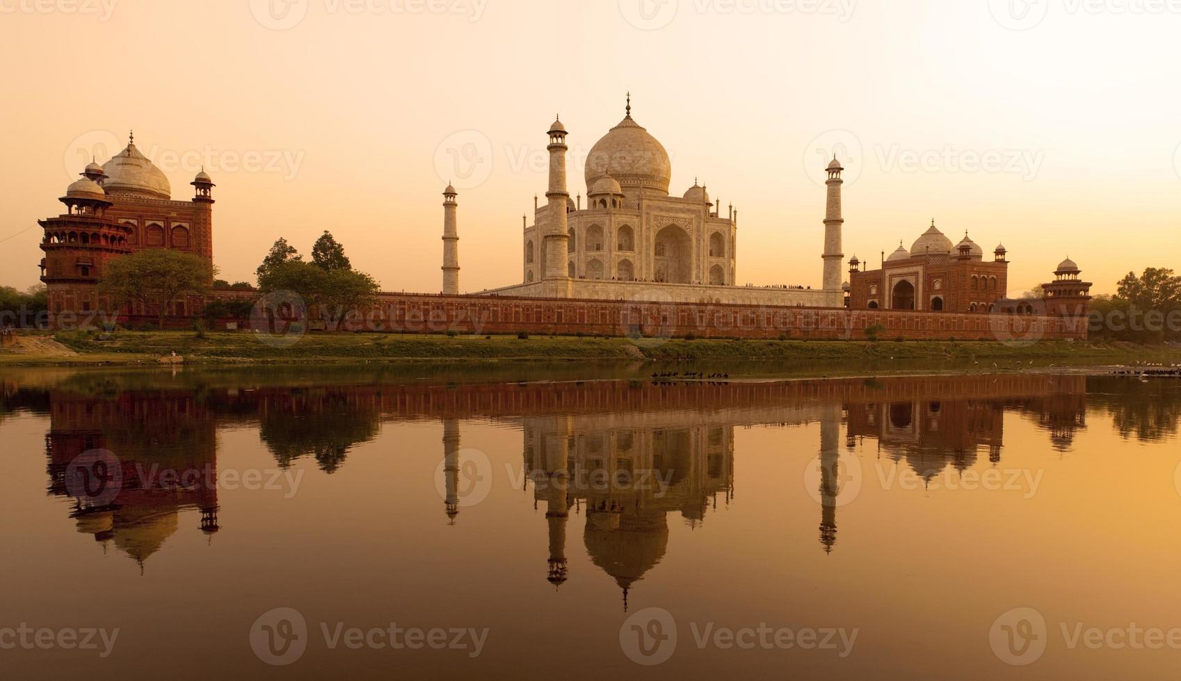 tramonto al Taj Mahal foto