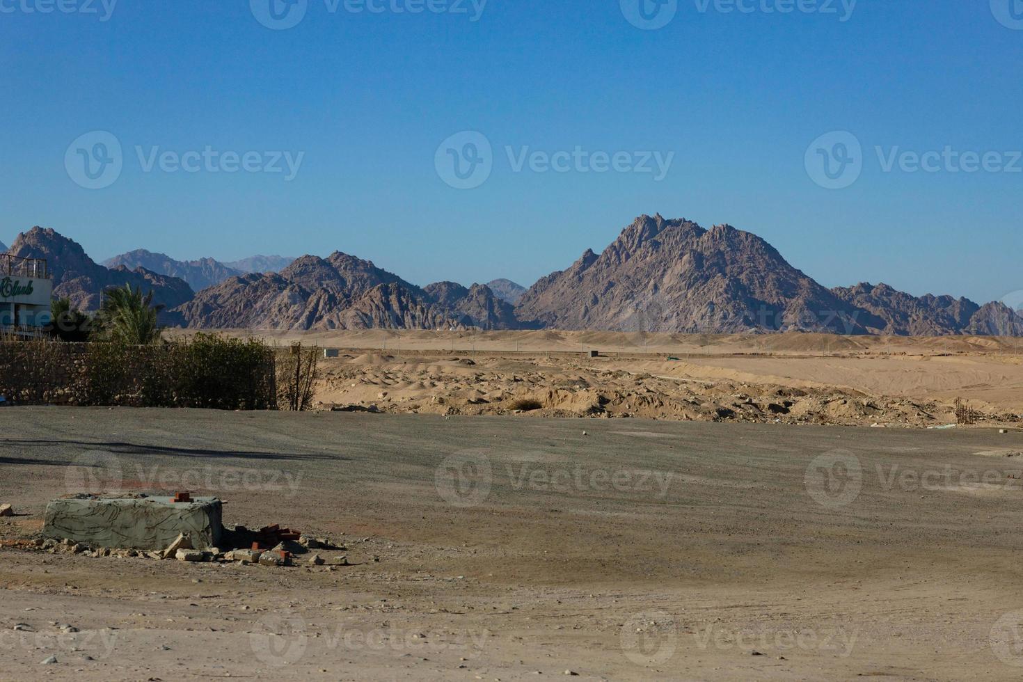 montagne di il sinai penisola vicino il città di sharm EL sceicco, Egitto. foto