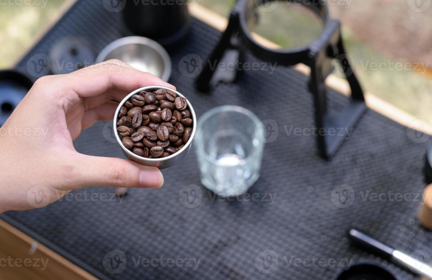 caffè creatore barra lenta. foto