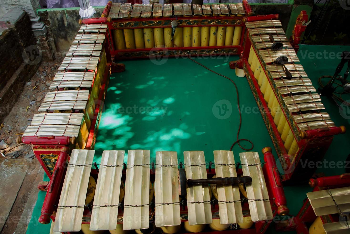 gamelan. indonesiano giavanese musicale strumento foto