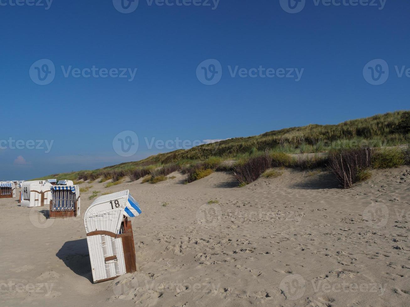 a il spiaggia di spiekeroog foto