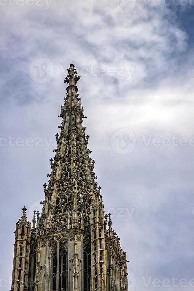 architettura dettaglio, il Torre finestra di il Chiesa nel ulm, Germania foto