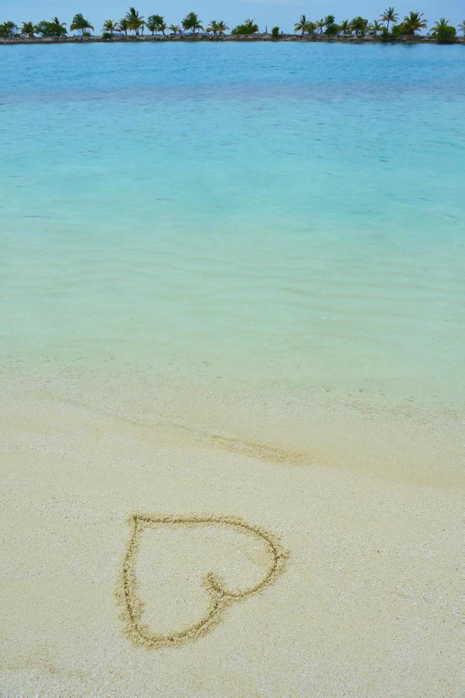 paesaggio tropicale della spiaggia foto