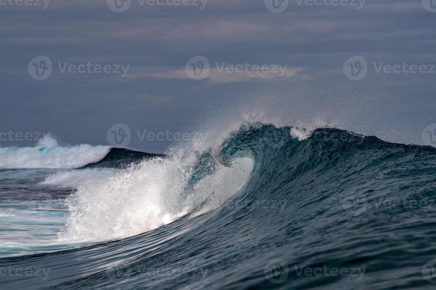 Surf onda tubo dettaglio foto