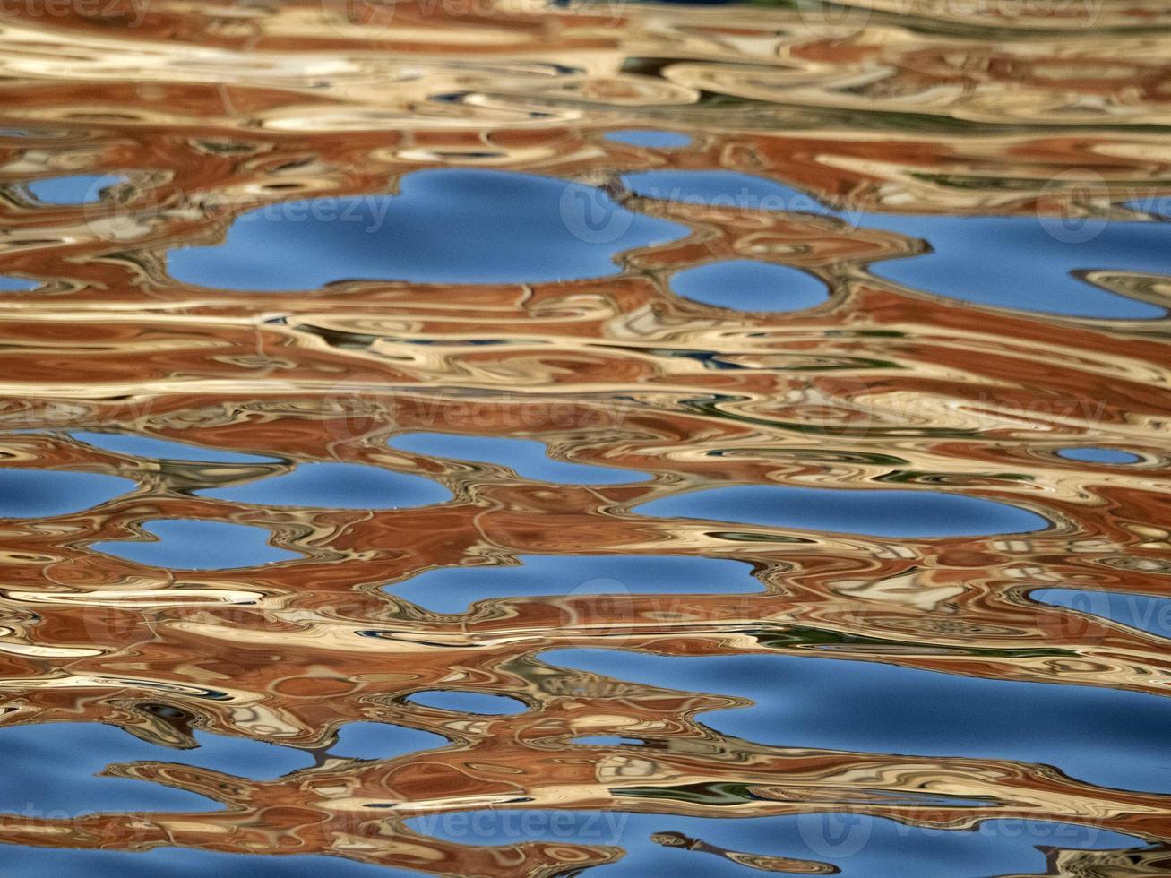 arancia riflessi su il blu mare piace pittura foto