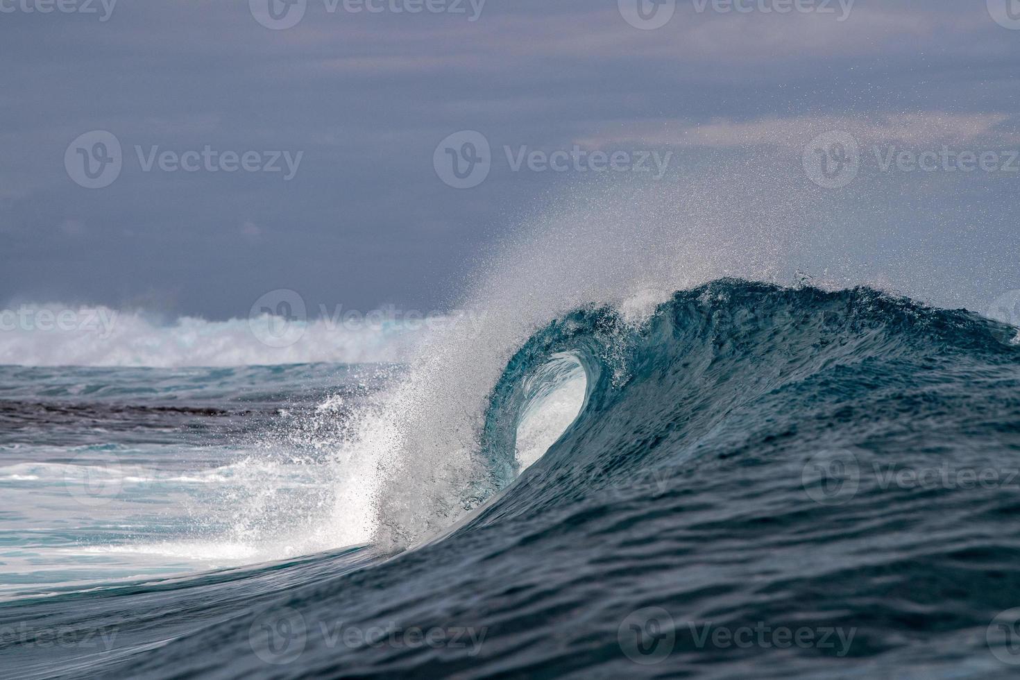 Surf onda tubo dettaglio foto