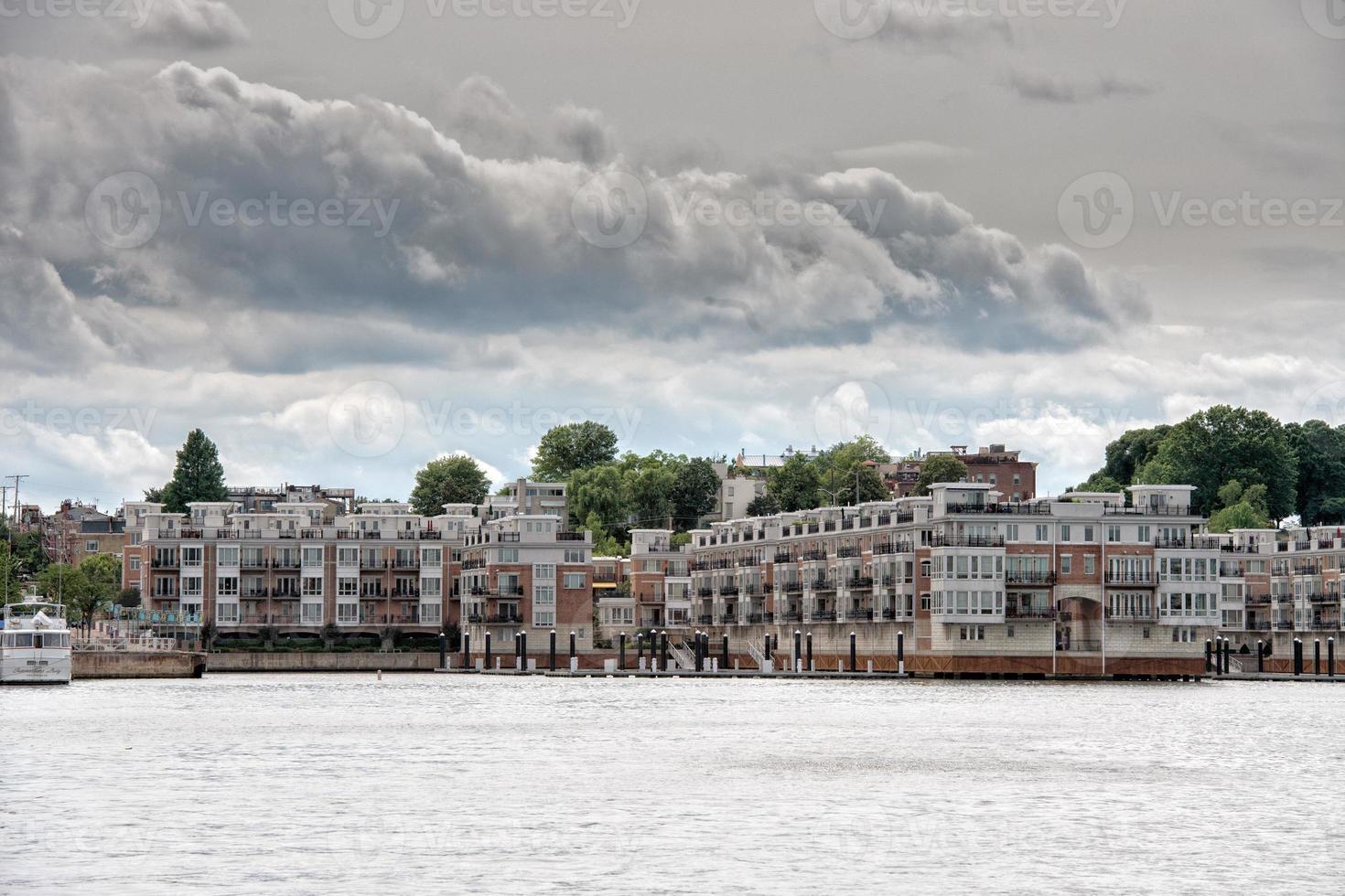 Baltimora Maryland porto Visualizza panorama paesaggio urbano paesaggio foto