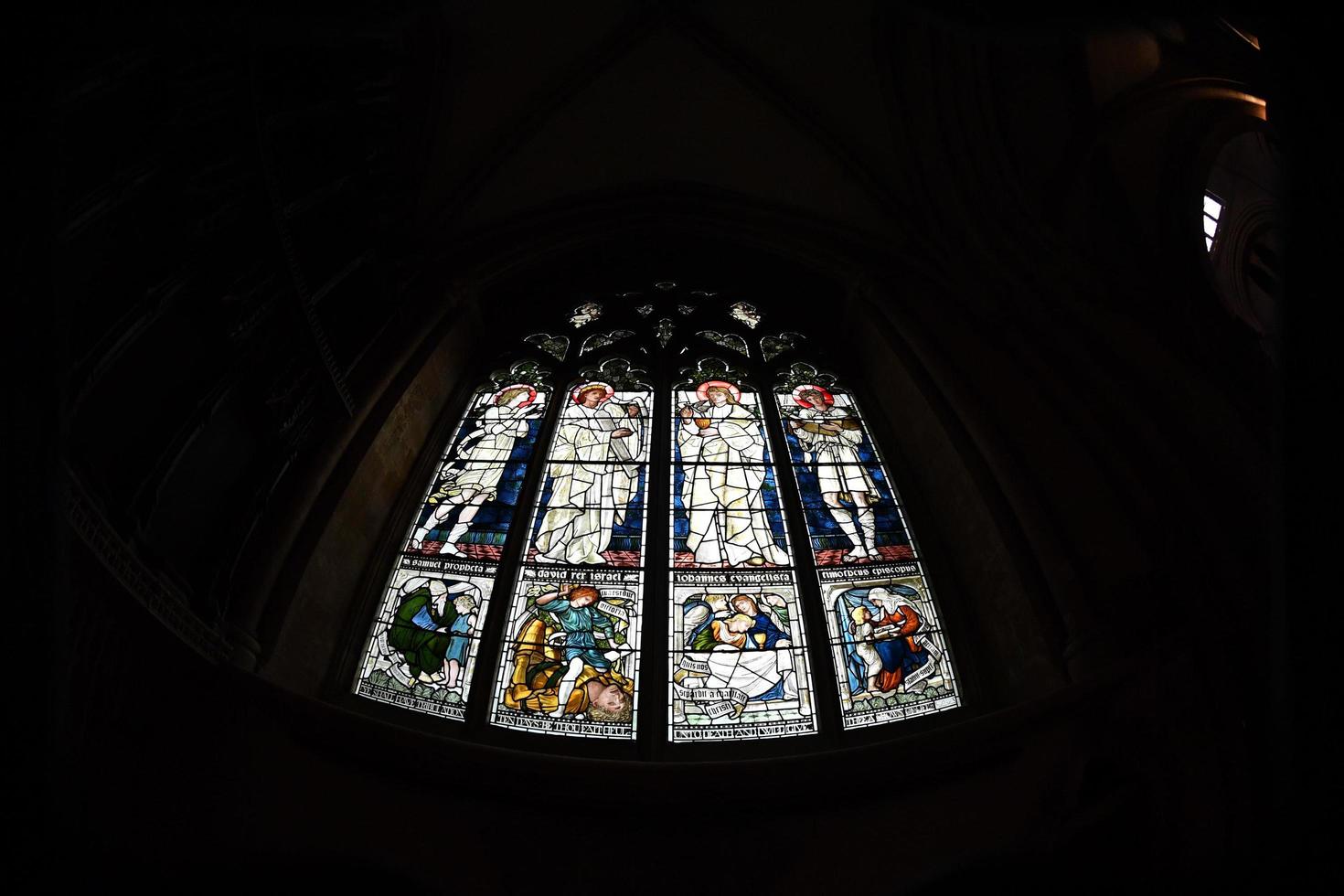 Oxford, Inghilterra - luglio 15 2017 - turisti nel Università cittadina Cristo Chiesa foto