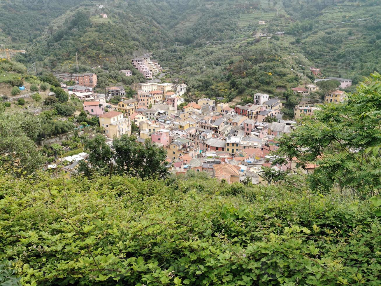 pittoresco villaggio di cinque terre Italia foto