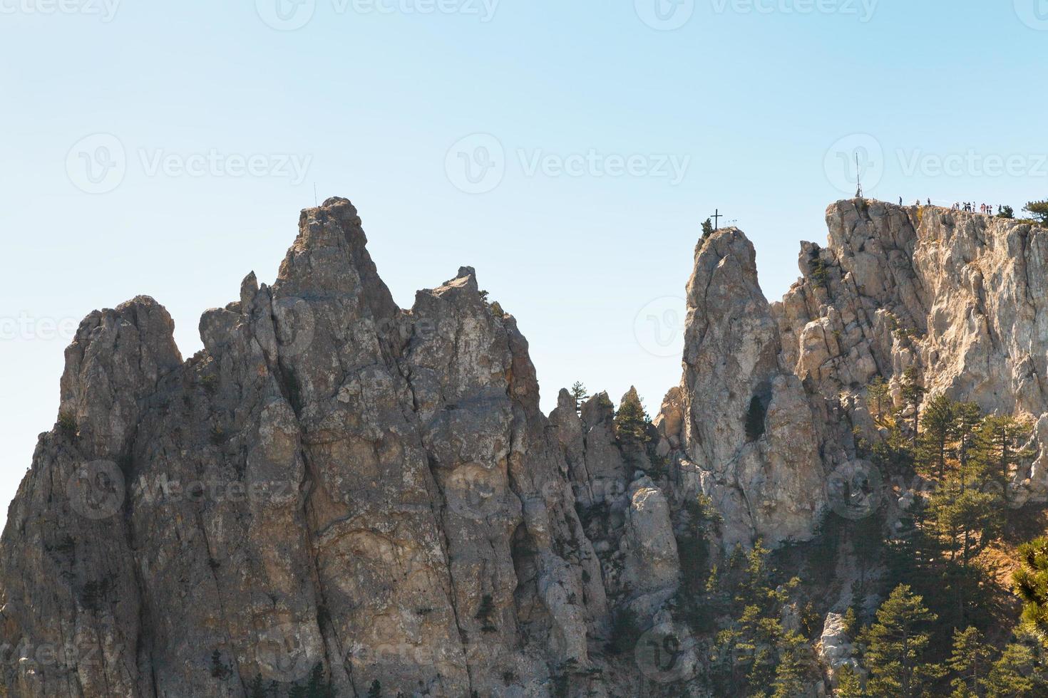 ai-petri picchi nel della Crimea montagne foto