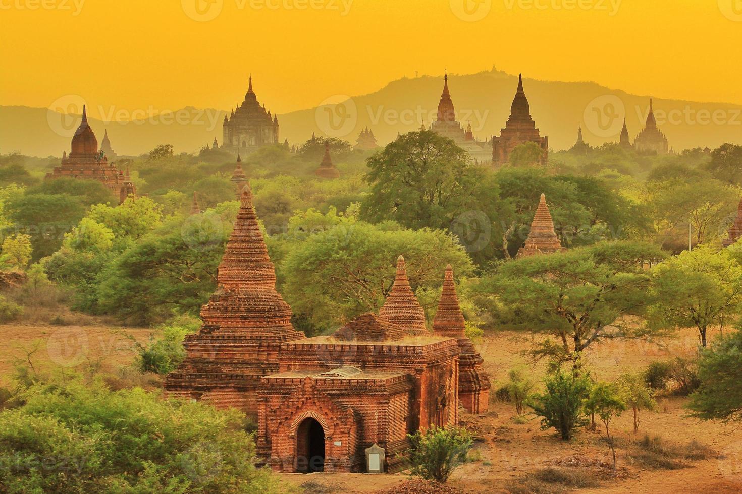 templi di Bagan, Myanmar foto