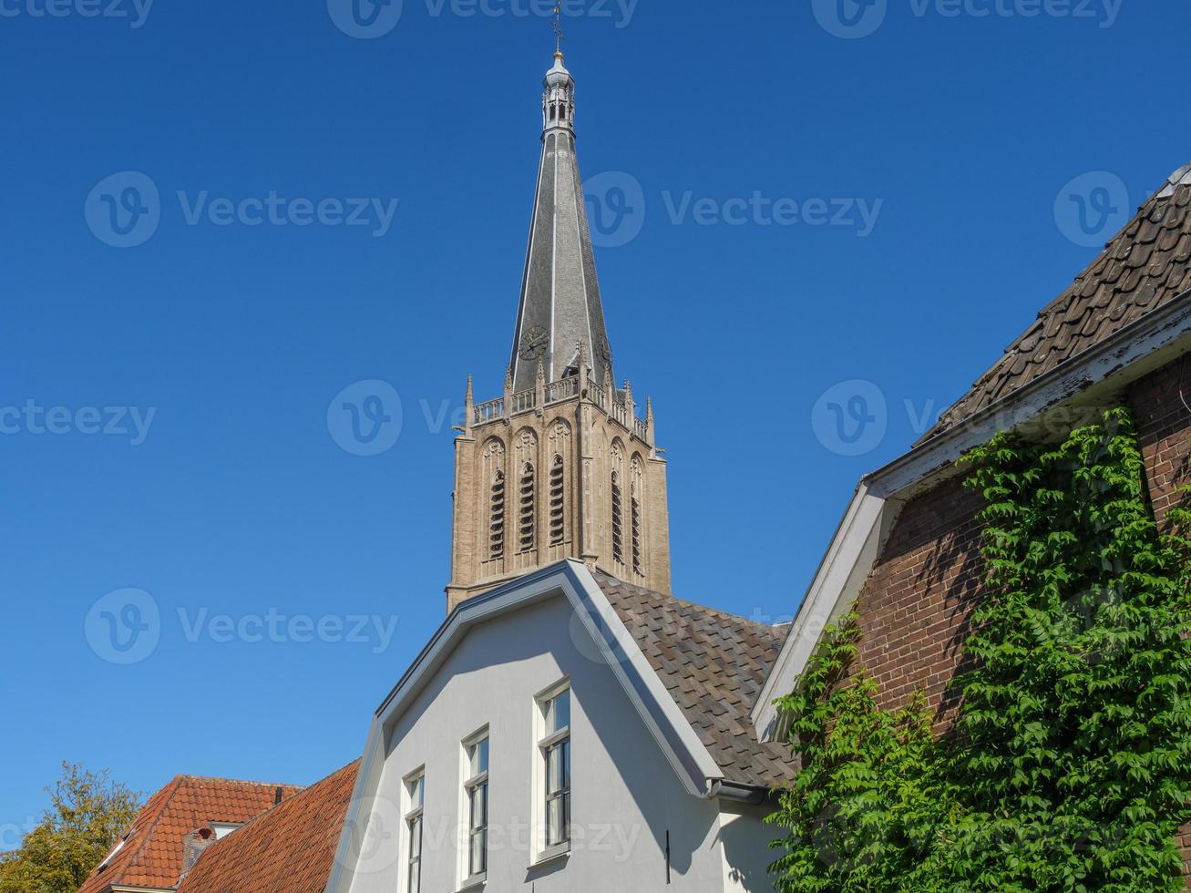 dosburg città a il fiume ijssel foto