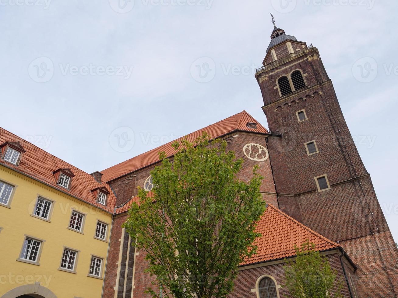 il città di coesfeld a il fiume berkel nel Germania foto