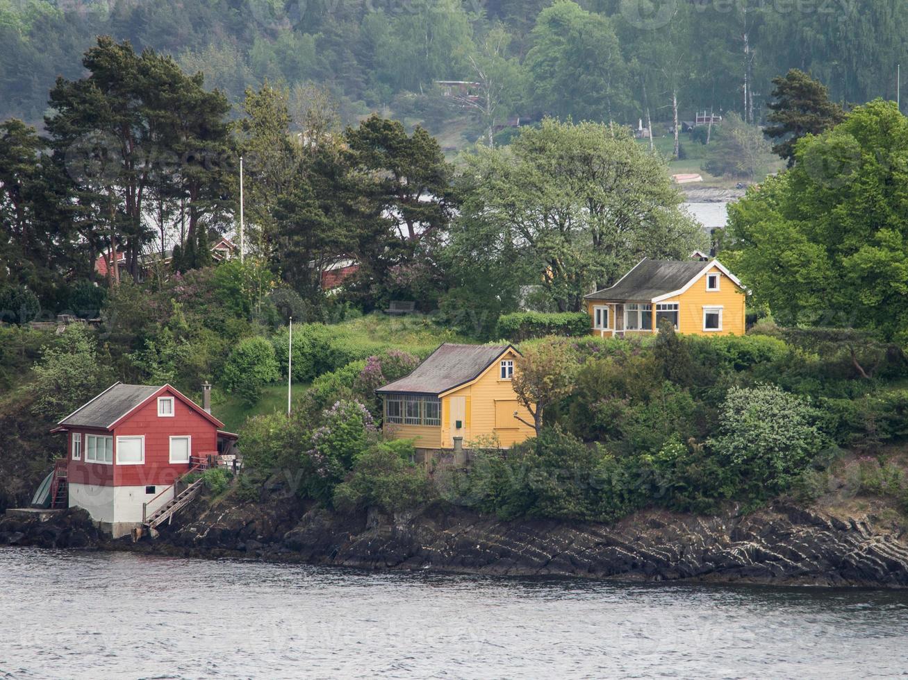 il Oslo fiordo nel Norvegia foto