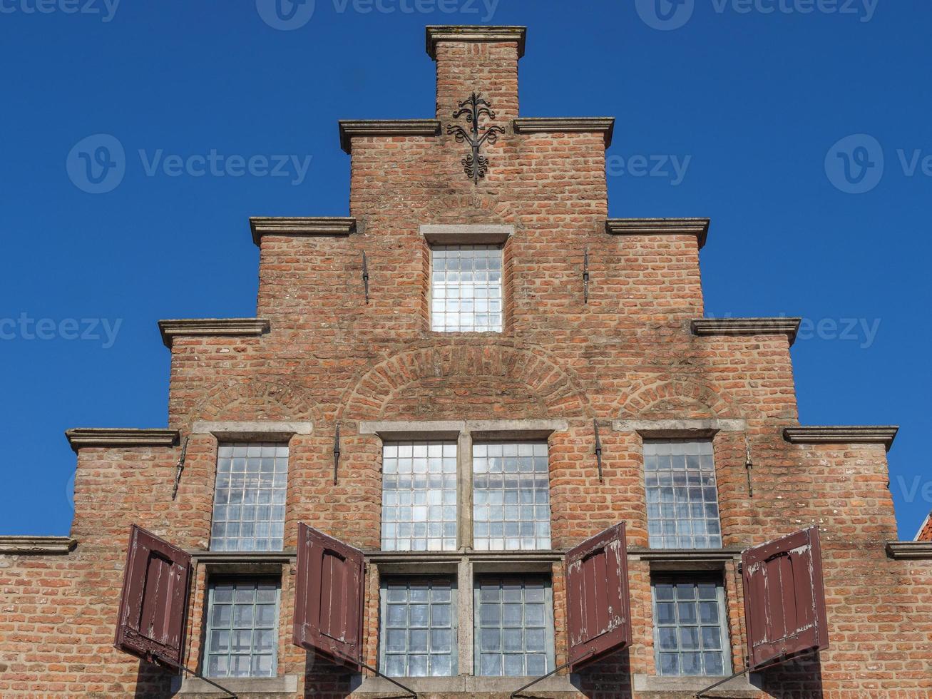 dosburg città a il fiume ijssel foto