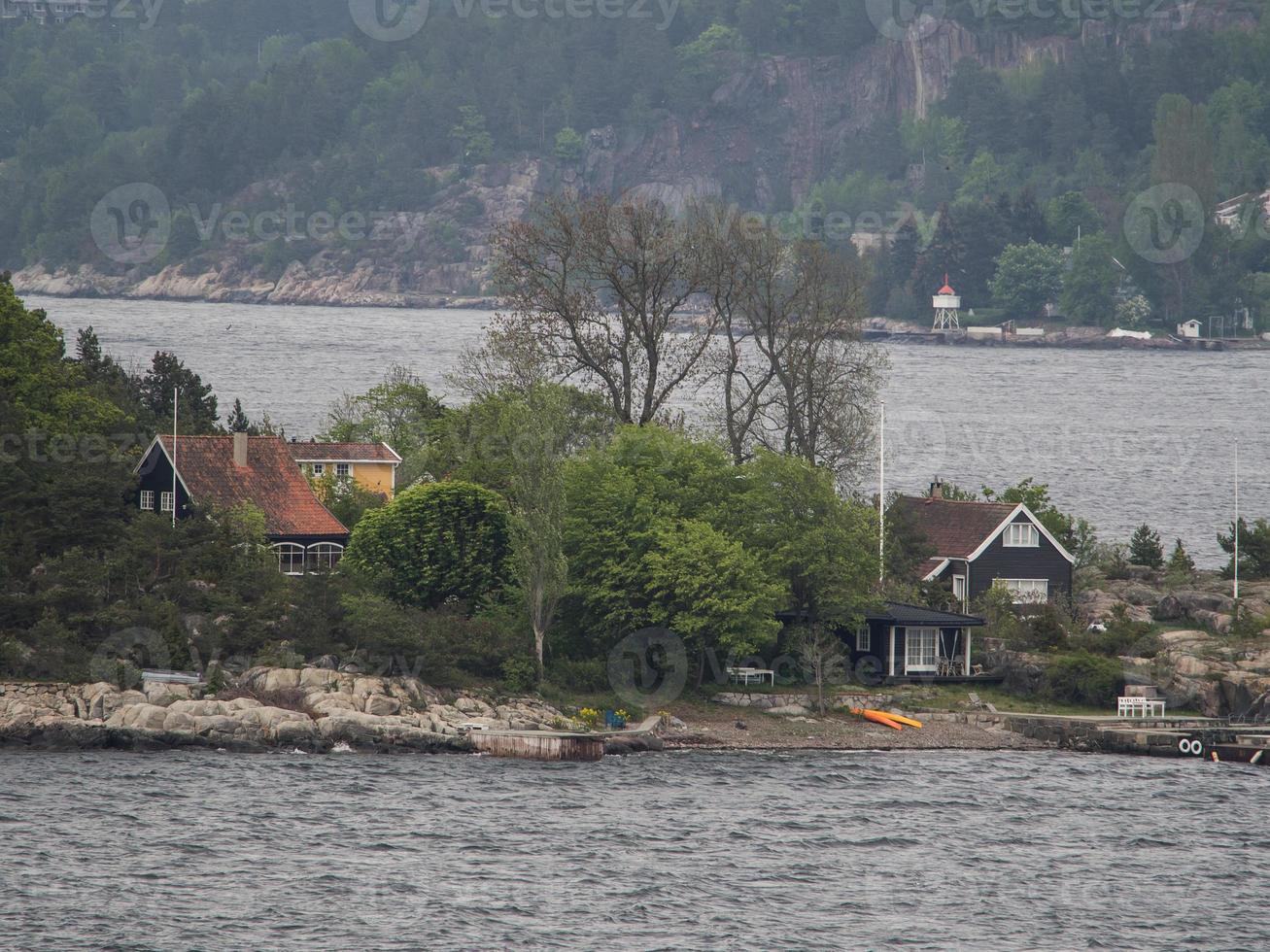 il Oslo fiordo nel Norvegia foto
