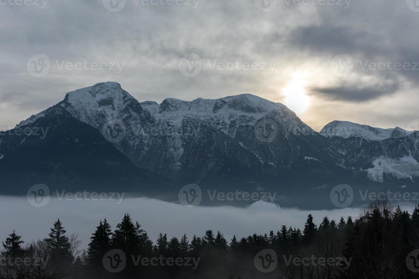 berchtesgaden terra nel inverno tempo foto