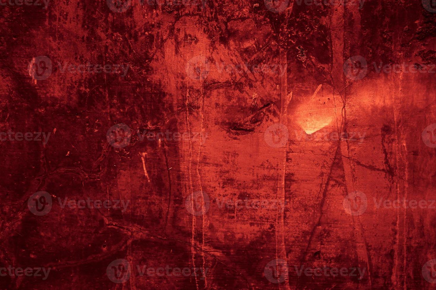 buio rosso sangue grunge parete concreare struttura sfondo foto
