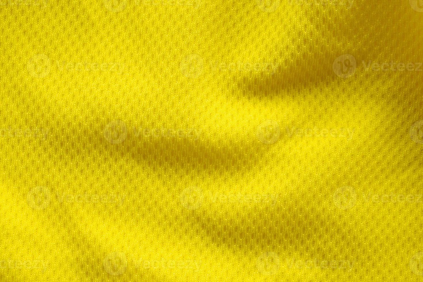 colore giallo maglia da calcio abbigliamento tessuto trama abbigliamento sportivo sfondo, primo piano foto