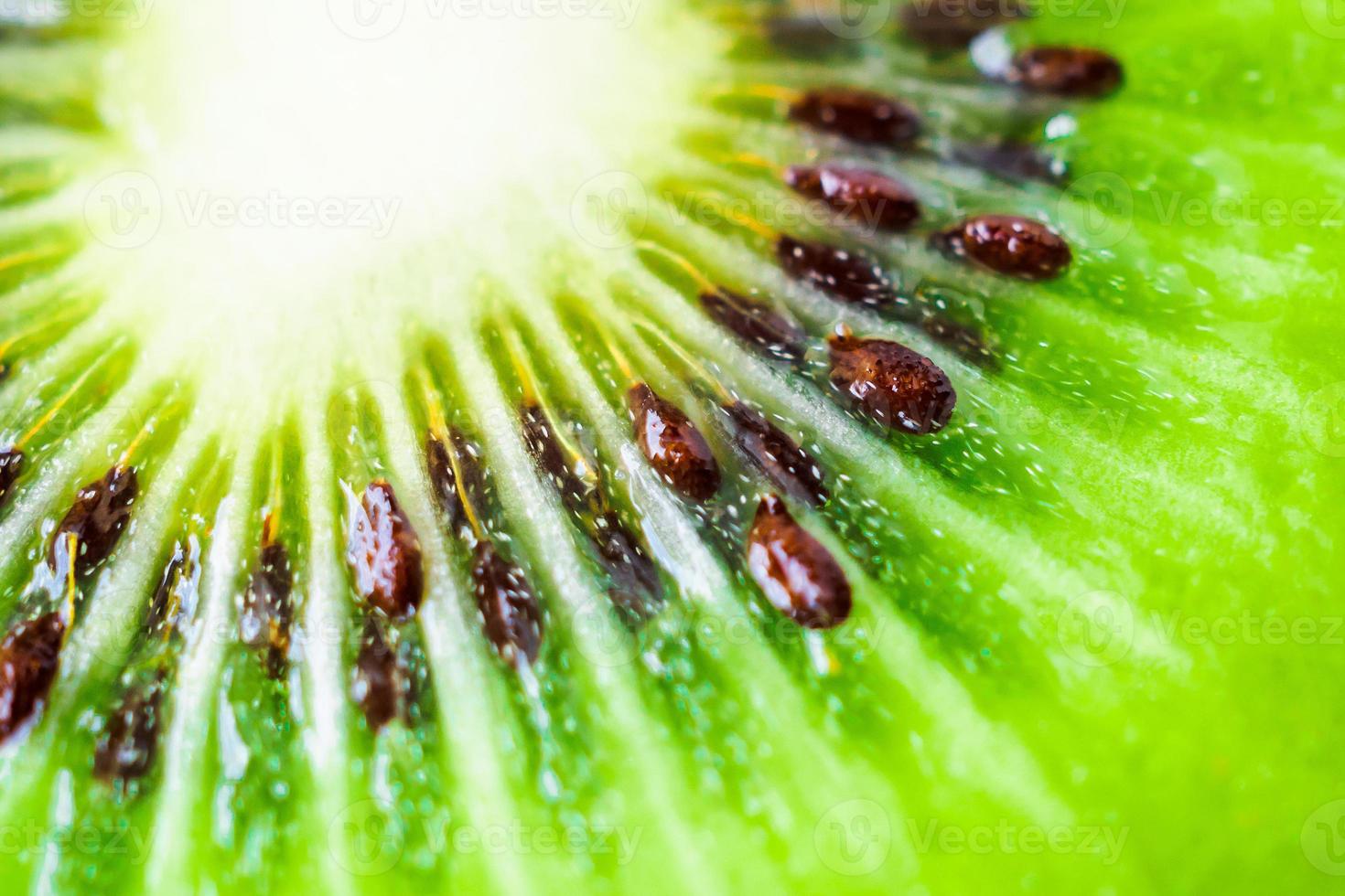 kiwi fresco fette primo piano macro texture di sfondo foto