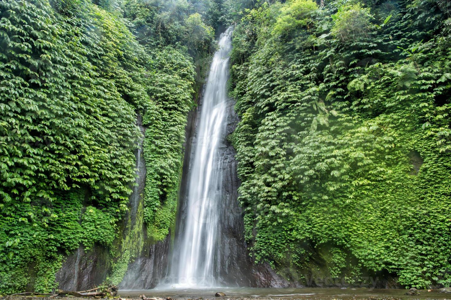 bali cascata Visualizza paesaggio panorama seta effetto foto