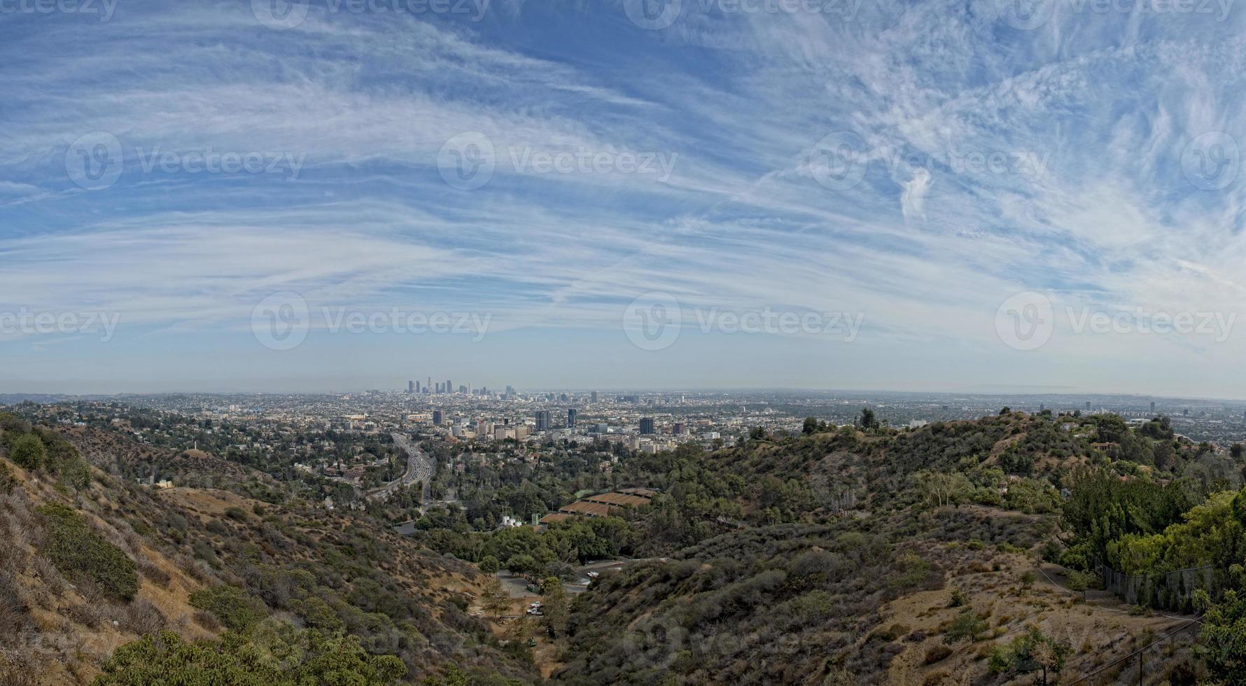 los angeles Visualizza a partire dal Mulholland guidare foto