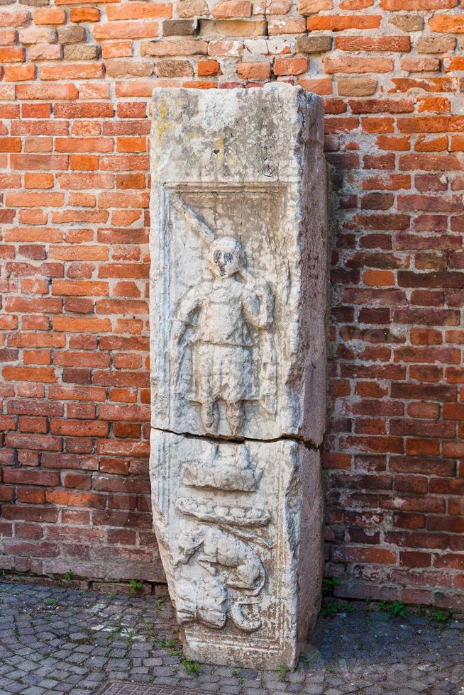 decorazione di castelvecchio scaligero ponte foto