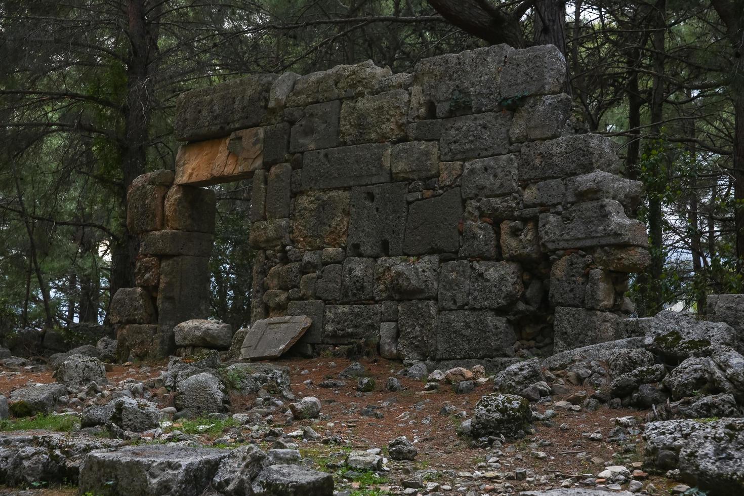 rovine phaselis in turchia foto