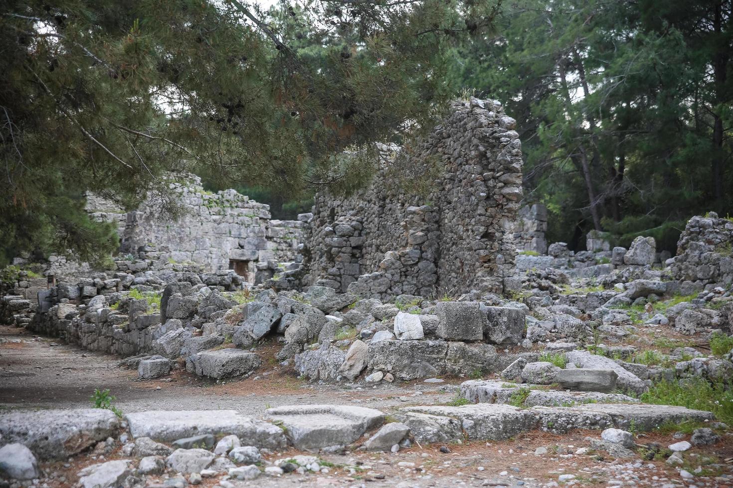 rovine phaselis in turchia foto