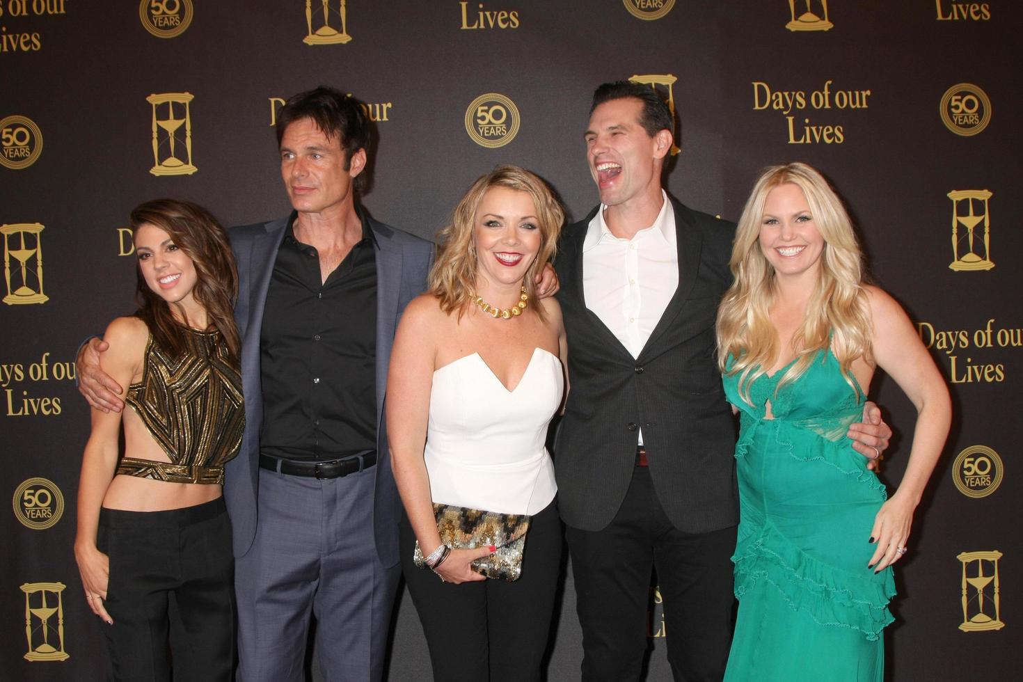 los angeles, nov 7 - kate mansi, patrick muldone, cristia Clark, austin beccare, terri conn a il giorni di nostro vite 50 ° anniversario festa a il hollywood palladio su novembre 7, 2015 nel los angeles, circa foto