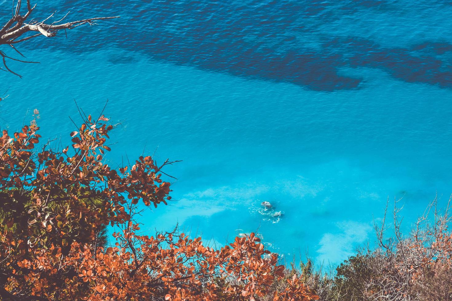 acque dell'oceano blu foto