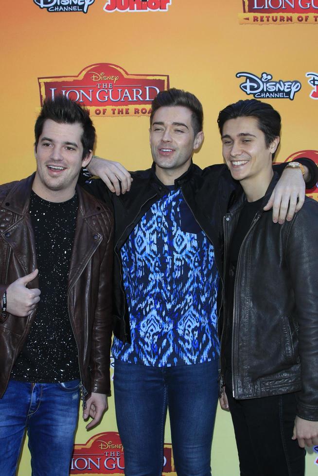 los angeles, nov 14 - il schema, kyle falegname, kristofer Giacomo, aleksey lopez a il il Leone guardia - ritorno di il ruggito selezione a il walt disney studi su novembre 14, 2015 nel burbank, circa foto