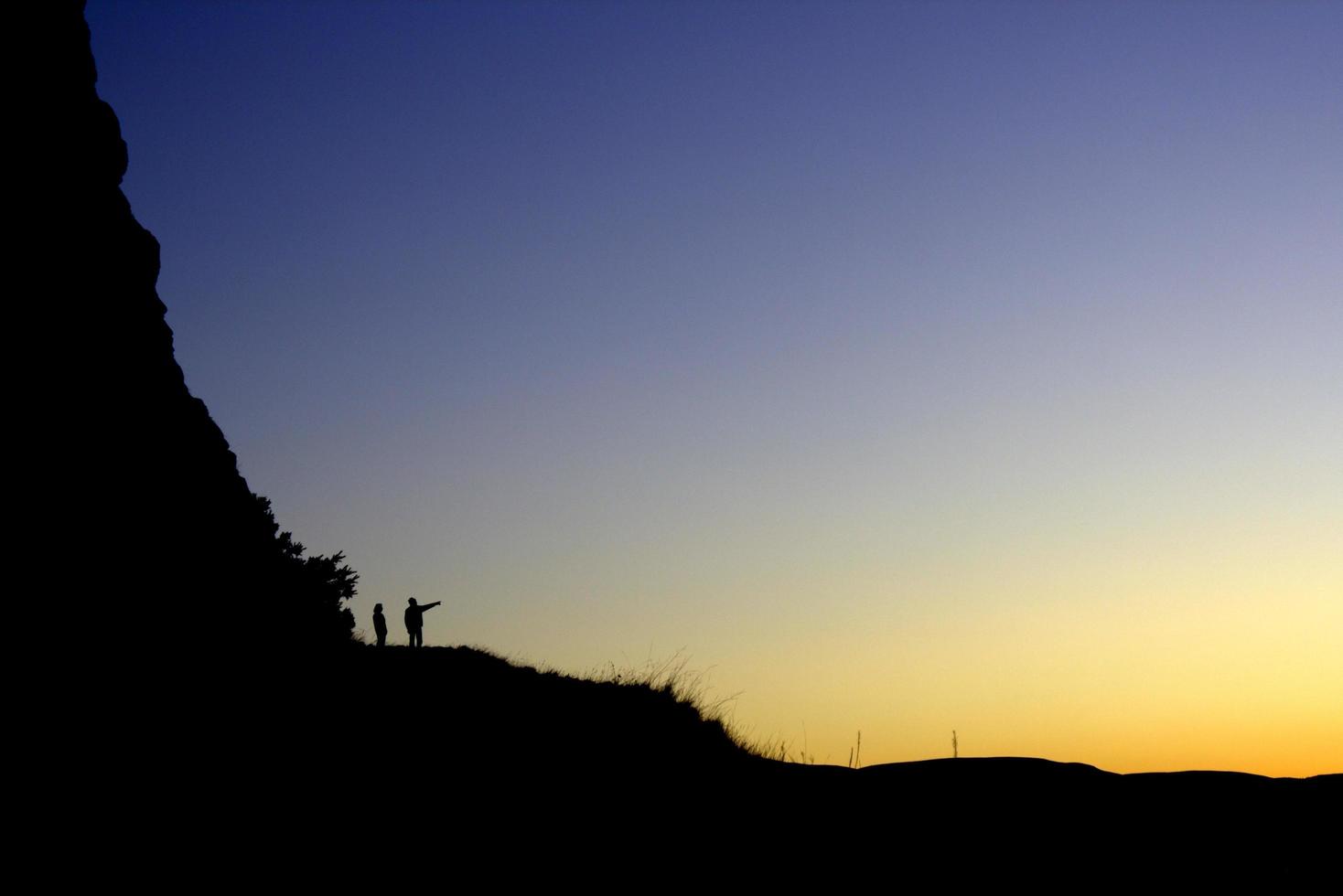 tramonto sul sedile di Arthur foto