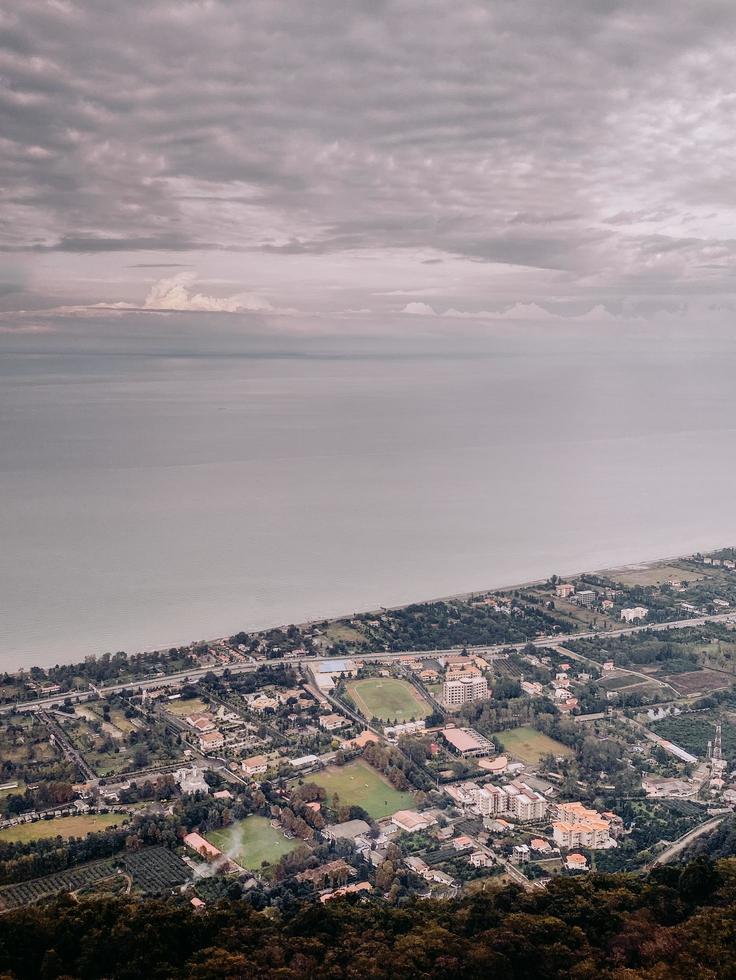 foto aerea del paesaggio urbano