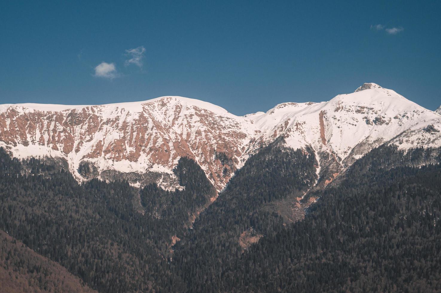 montagne di krasnaya polyana foto