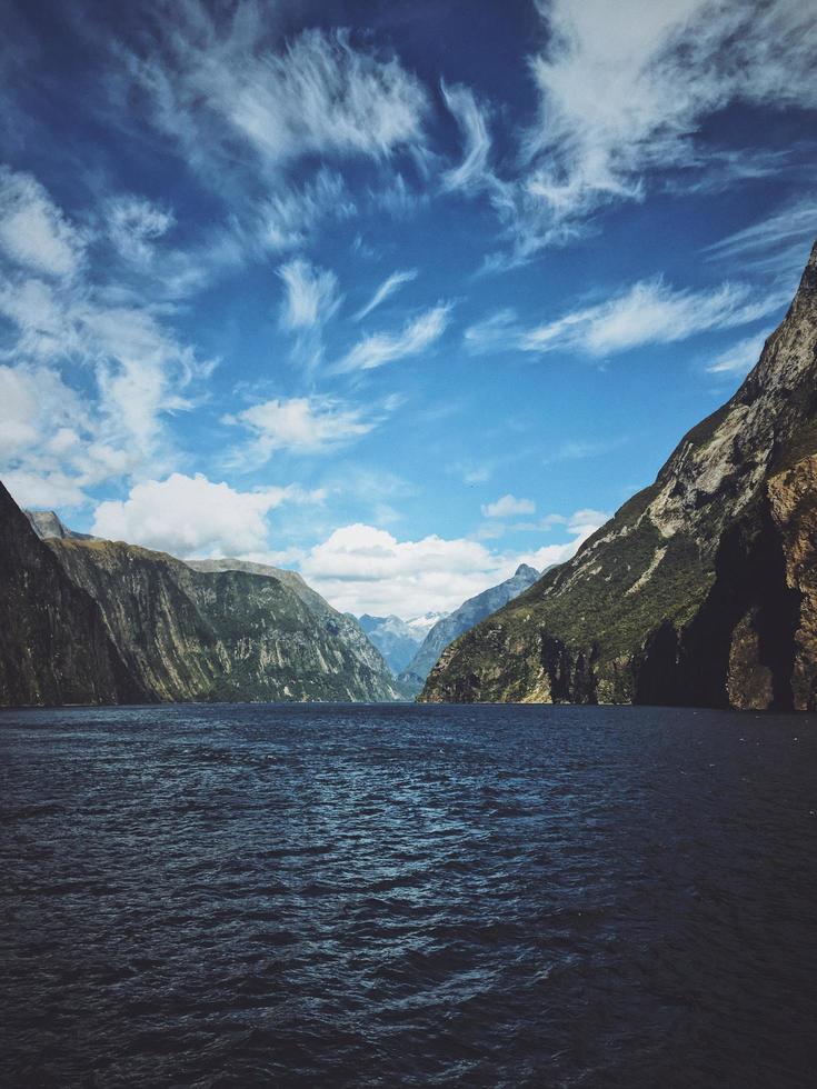 fotografia di paesaggio di specchio d'acqua foto