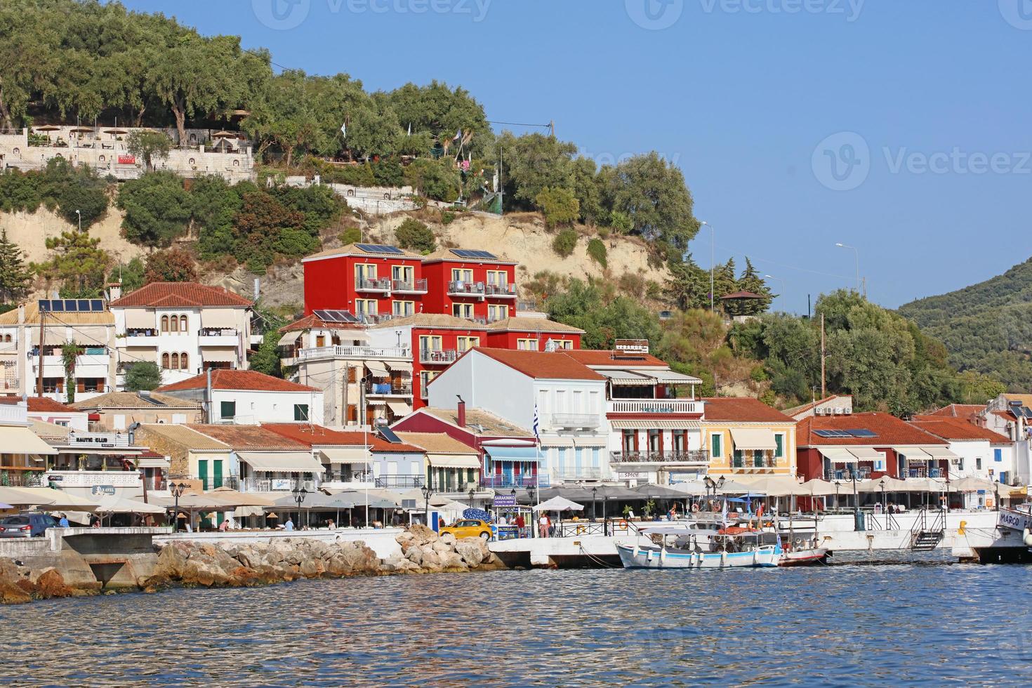 parga città Grecia bellissimo vecchio colorato edificio esplorazione in viaggio sfondo alto qualità stampe foto