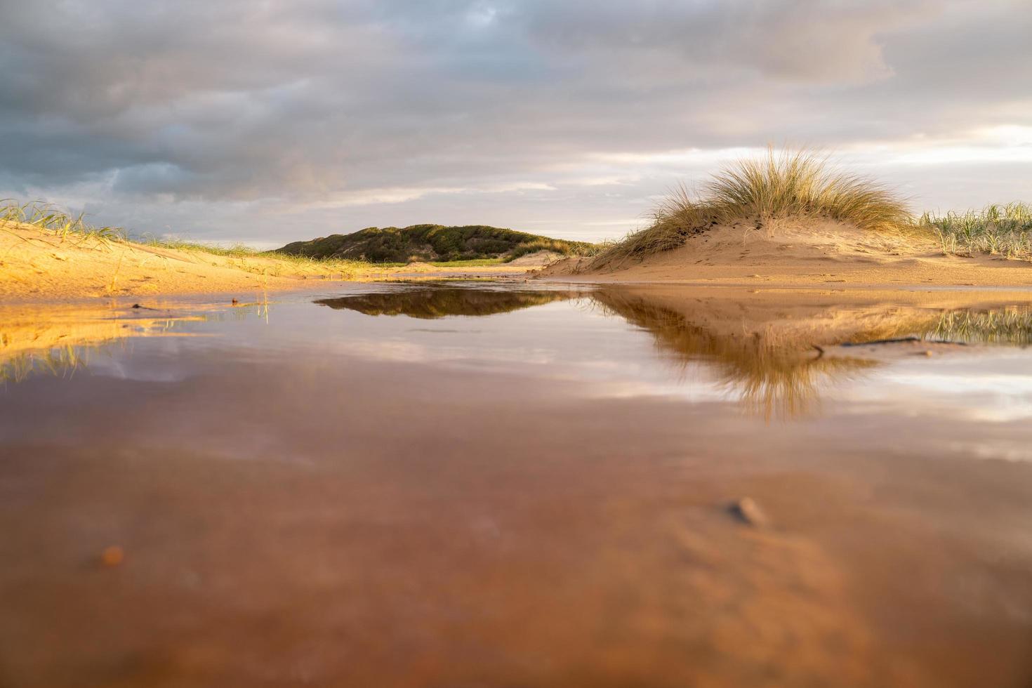 riflessioni in spiaggia foto