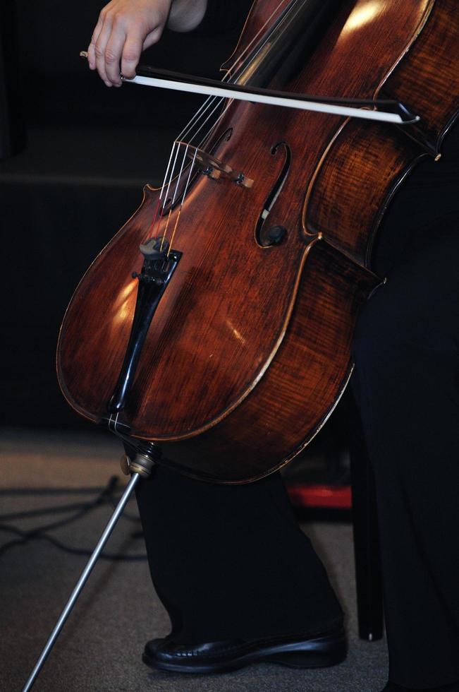 classico musica basso strumento giocatore foto