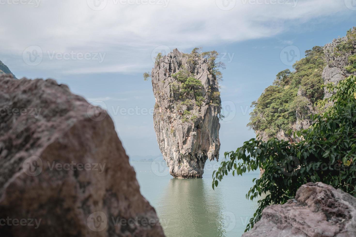 giacomo legame isola nel phang nga baia, Tailandia foto