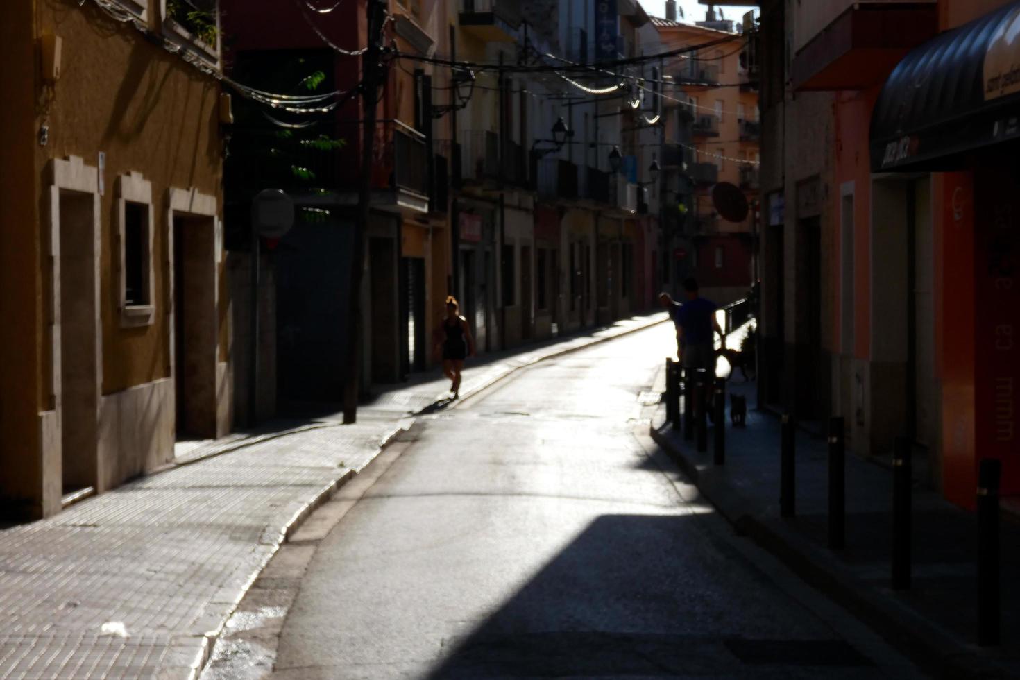 sant feliu de guixol cittadina su il costa brava, Spagna foto