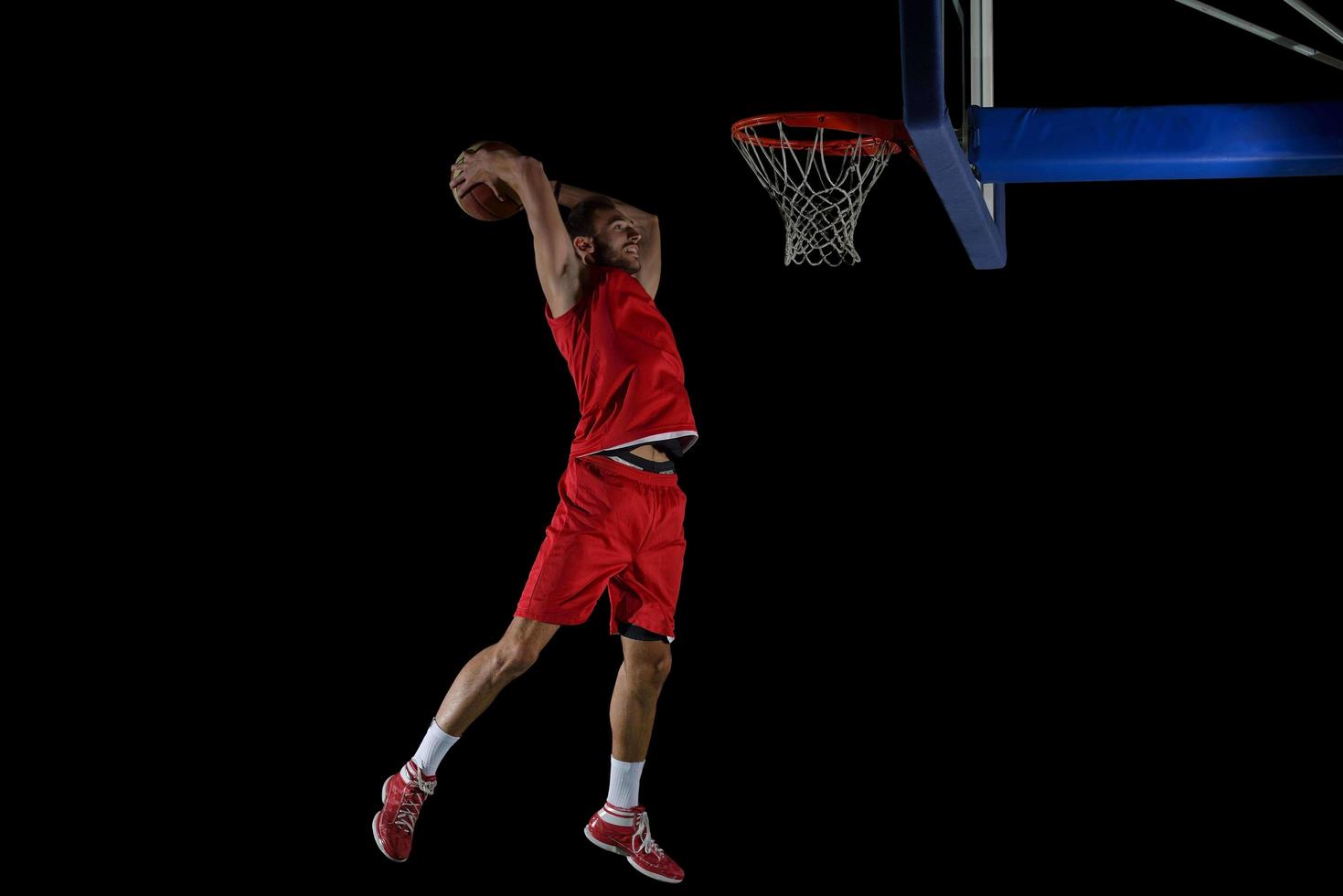 giocatore di basket in azione foto