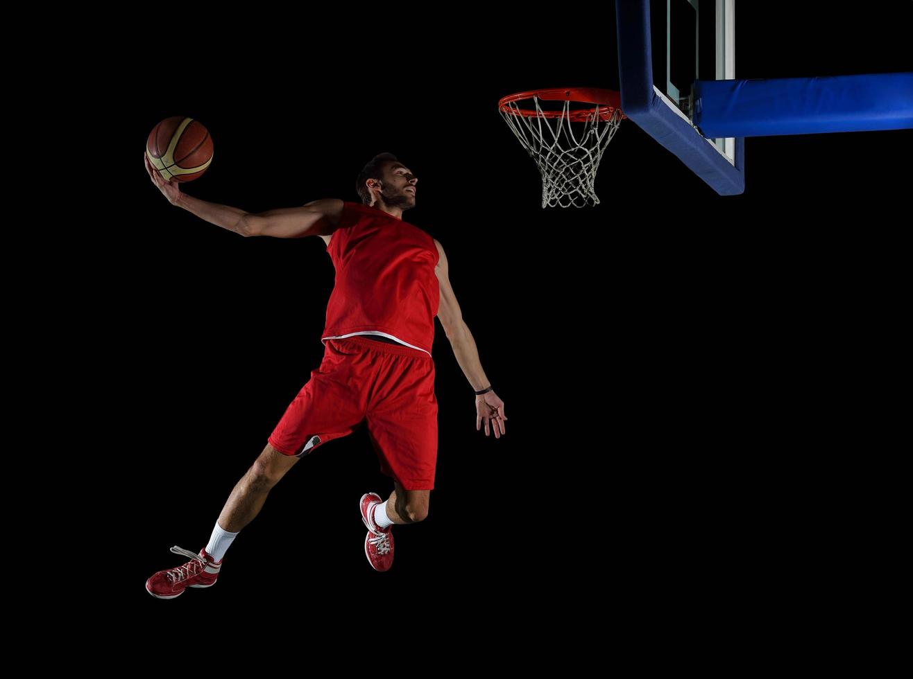 giocatore di basket in azione foto