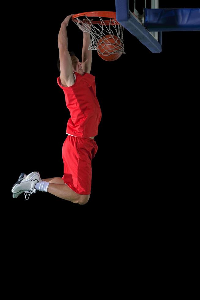 giocatore di basket in azione foto